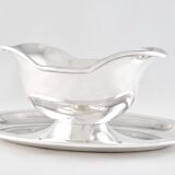 Saucière en métal argenté Christofle modèle Atlante