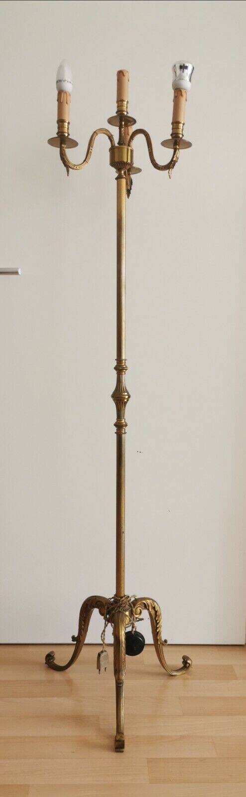 Vintage floor lamp old standing lamp