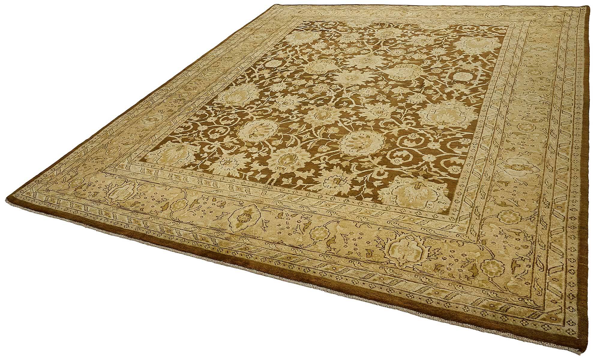 Turkish Handknotted Wool Oushak Rug 277 cm x 356 cm