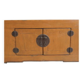 Low enfilade in orange lacquered elm
