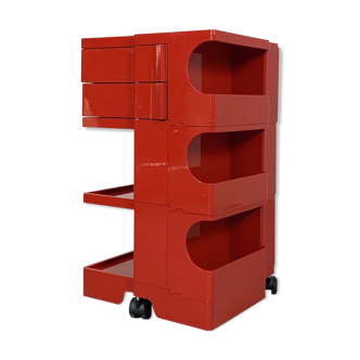 Boby Trolley rouge par Joe Colombo pour B-Line