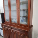 English display cabinet in mahogany