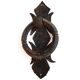 Wrought iron door knocker, 19th century