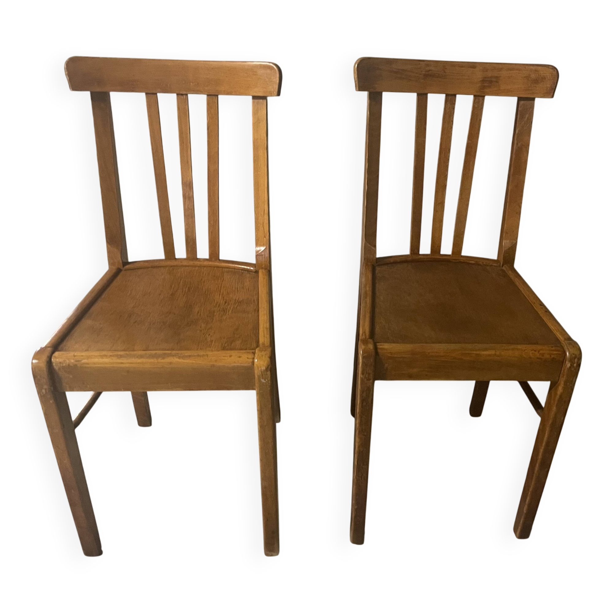 Pair of 1960s bistro chairs