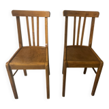 Pair of 1960s bistro chairs