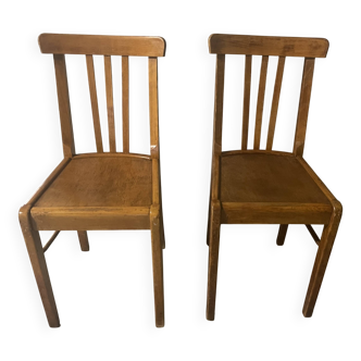 Pair of 1960s bistro chairs