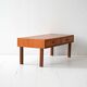 Scandinavian low teak entry cabinet, 1960s