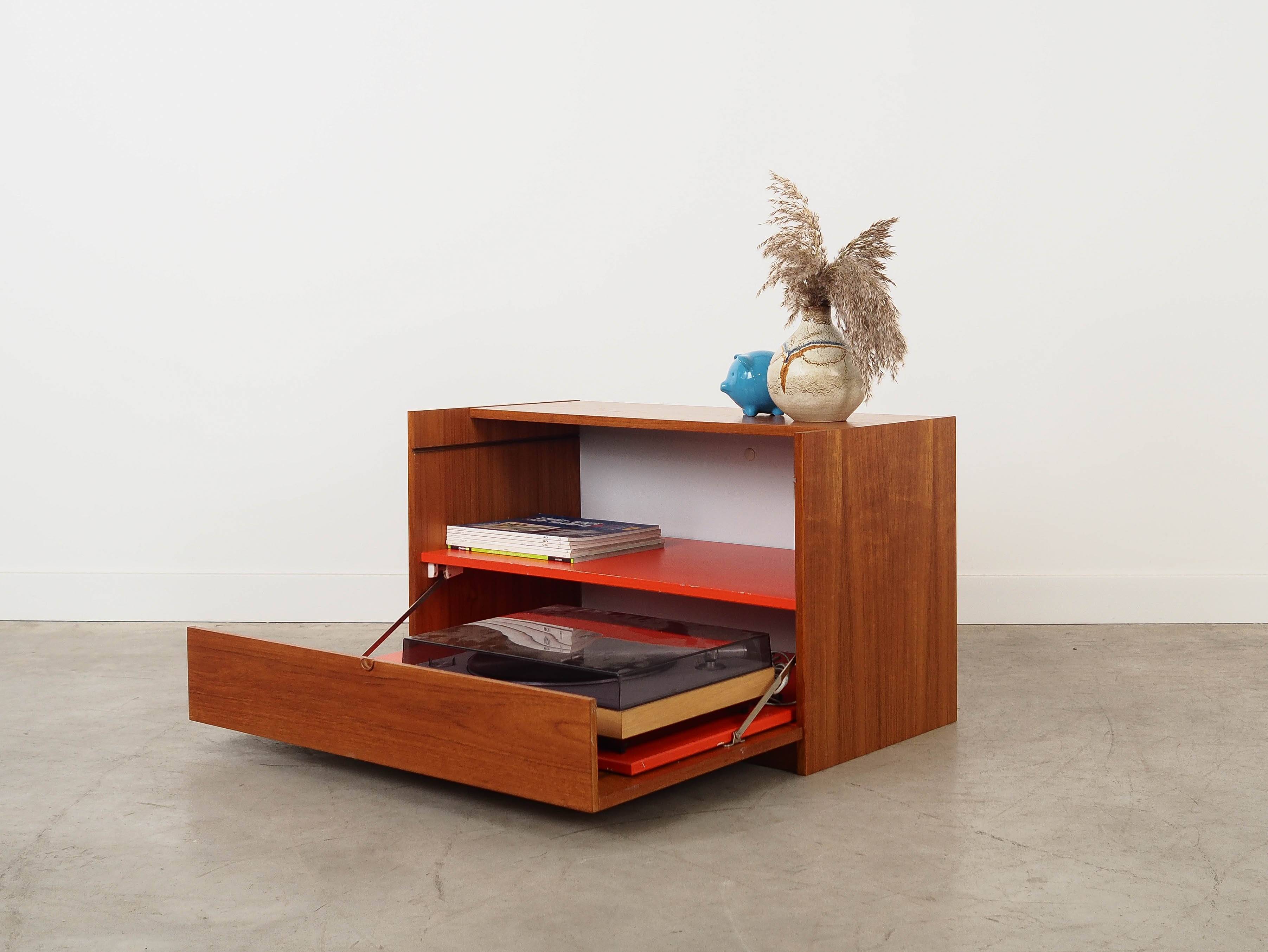 Turntable cabinet, Danish design, 1970s, made in Denmark