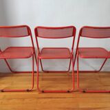 Metal folding chairs 1970