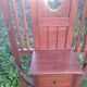 Art Deco mahogany cloakroom