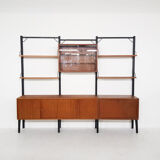 Poul Cadovius for Royal System free standing teak wall unit, Denmark 1950