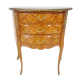 Half-moon dresser marqueted