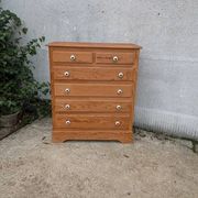Commode anglaise poignées blanches