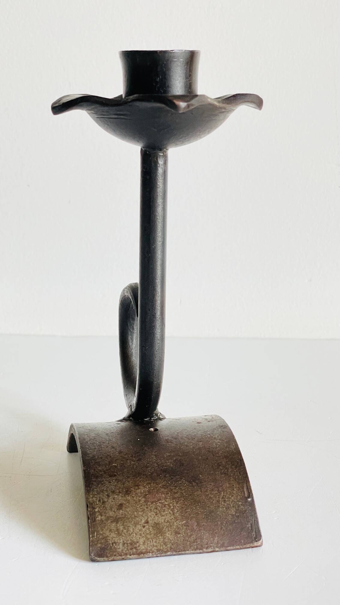 Vintage Brutalist Candle Holder