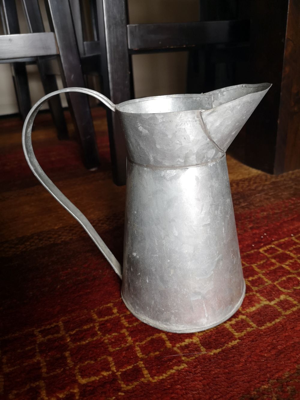 Garden pitcher / sheet metal watering can - Artisanal work
