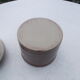 Water butter dish in Berry stoneware