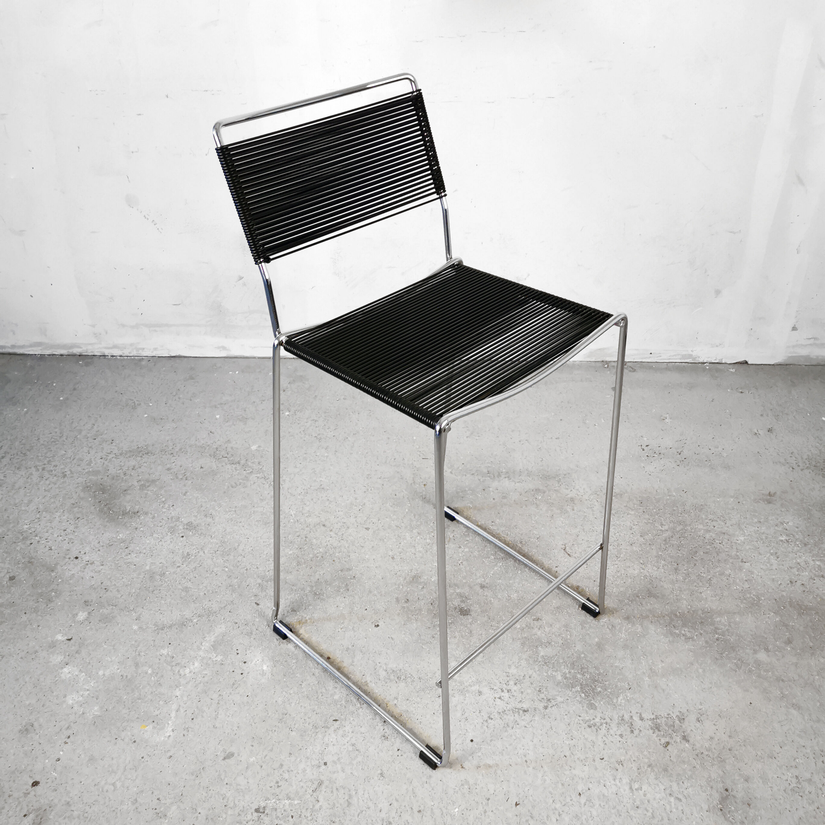 High "spaghetti" stool, 1970s