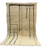 Handmade moroccan berber carpet 256 x 200 cm
