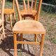 Ensemble de 10 chaises bistrot dépareillées années 1950-70 vintage