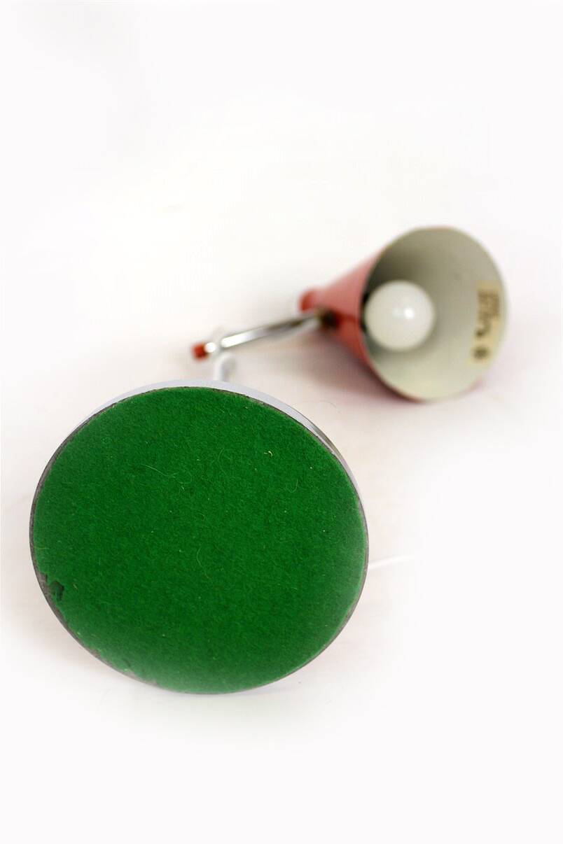 Red Table Lamp by Josef Hurka for Lidokov, 1970s