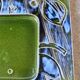 Vintage enamelled ceramic pocket emptier signed, 60s/70s