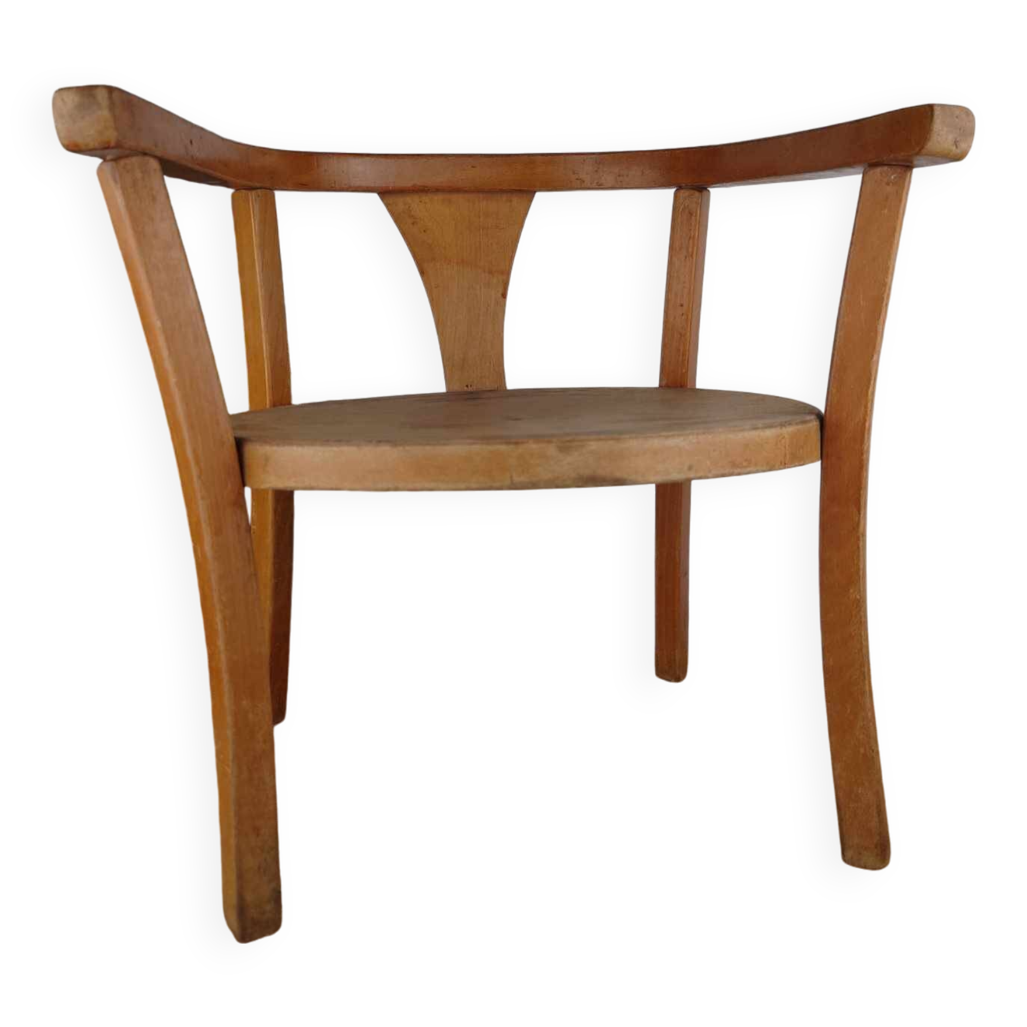 Antique Wooden Children's Chair - Baumann Style