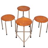 4 Industrial Marko working stools 1960s