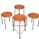 4 Industrial Marko working stools 1960s
