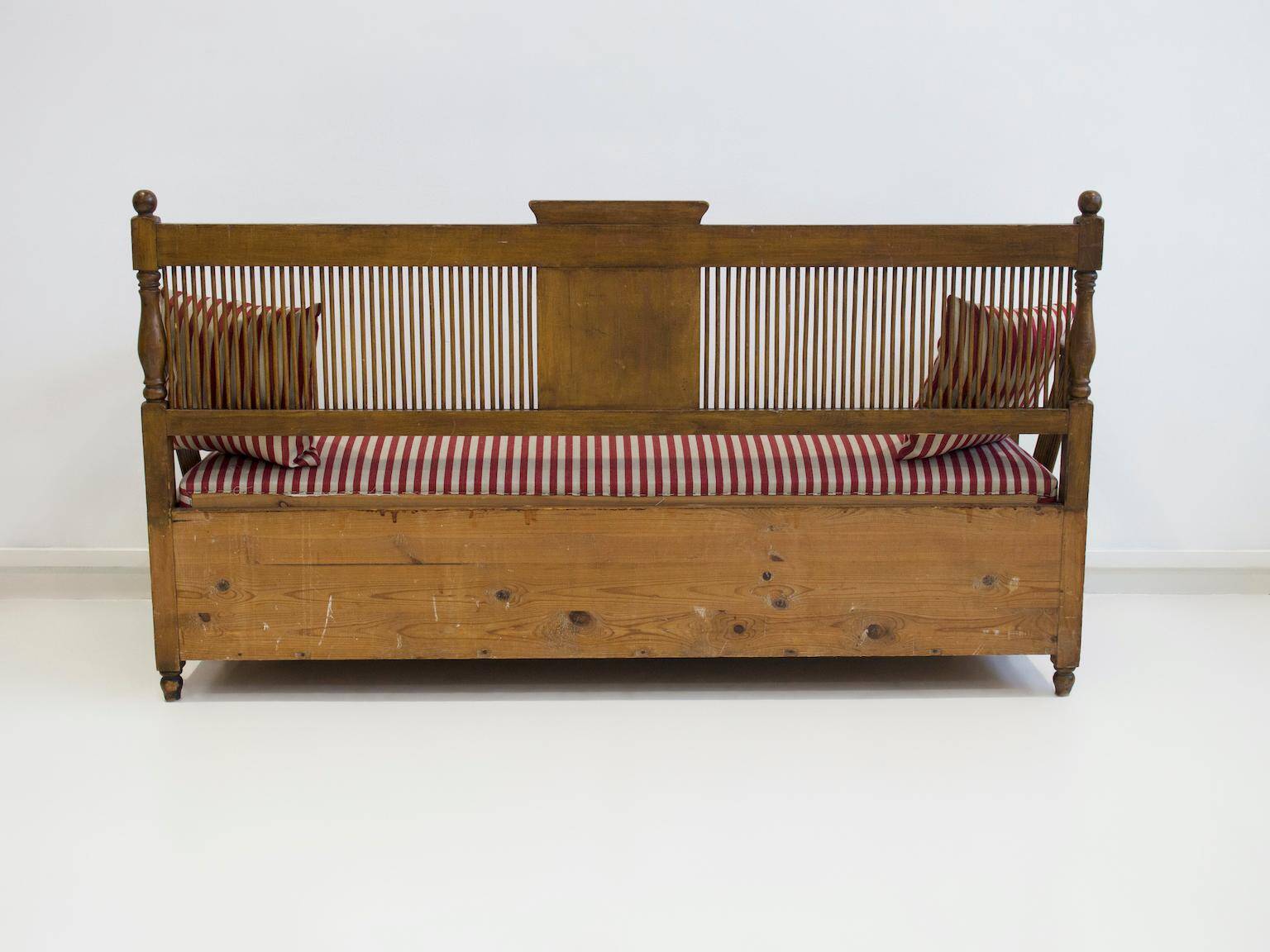 Swedish wooden sofa designed by Carl Westman