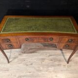 Art deco desk in curved mahogany veneer