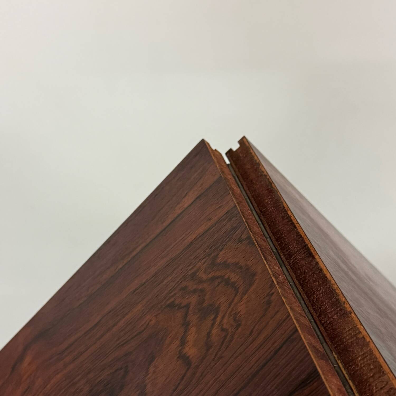 Mid-Century Round Dining Table in Palisander Henry Rosengren Hansen, Denmark 1960s