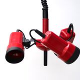 Suspension rises and falls red 3 spots, 80s