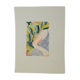 Oil painting Summer monoprint