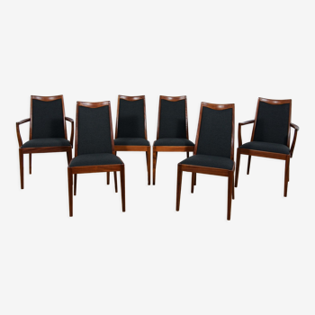 Mid-century teak dining chairs by Leslie Dandy for G-plan, 1960s, set of 6