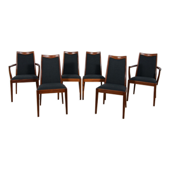 Mid-century teak dining chairs by Leslie Dandy for G-plan, 1960s, set of 6