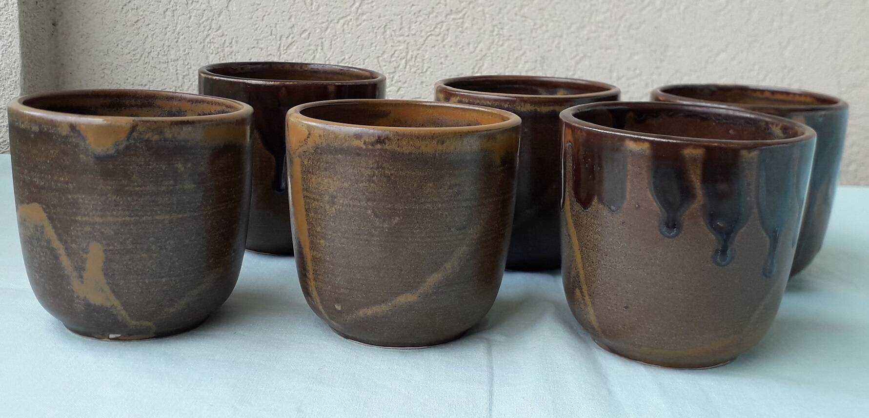 Breugnot stoneware mugs