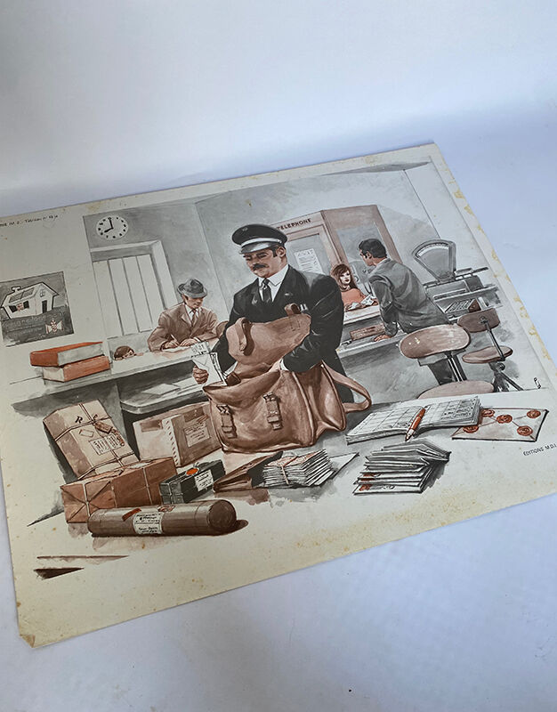 Poster ' Post & Market '