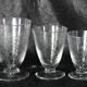 Verres cristal Art déco gravés France 1930 x24