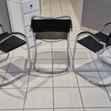Set of 3 Cantilever armchairs, 1970s