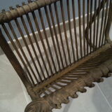 Bamboo vintage rattan magazine rack