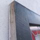Antique solid wood glass door