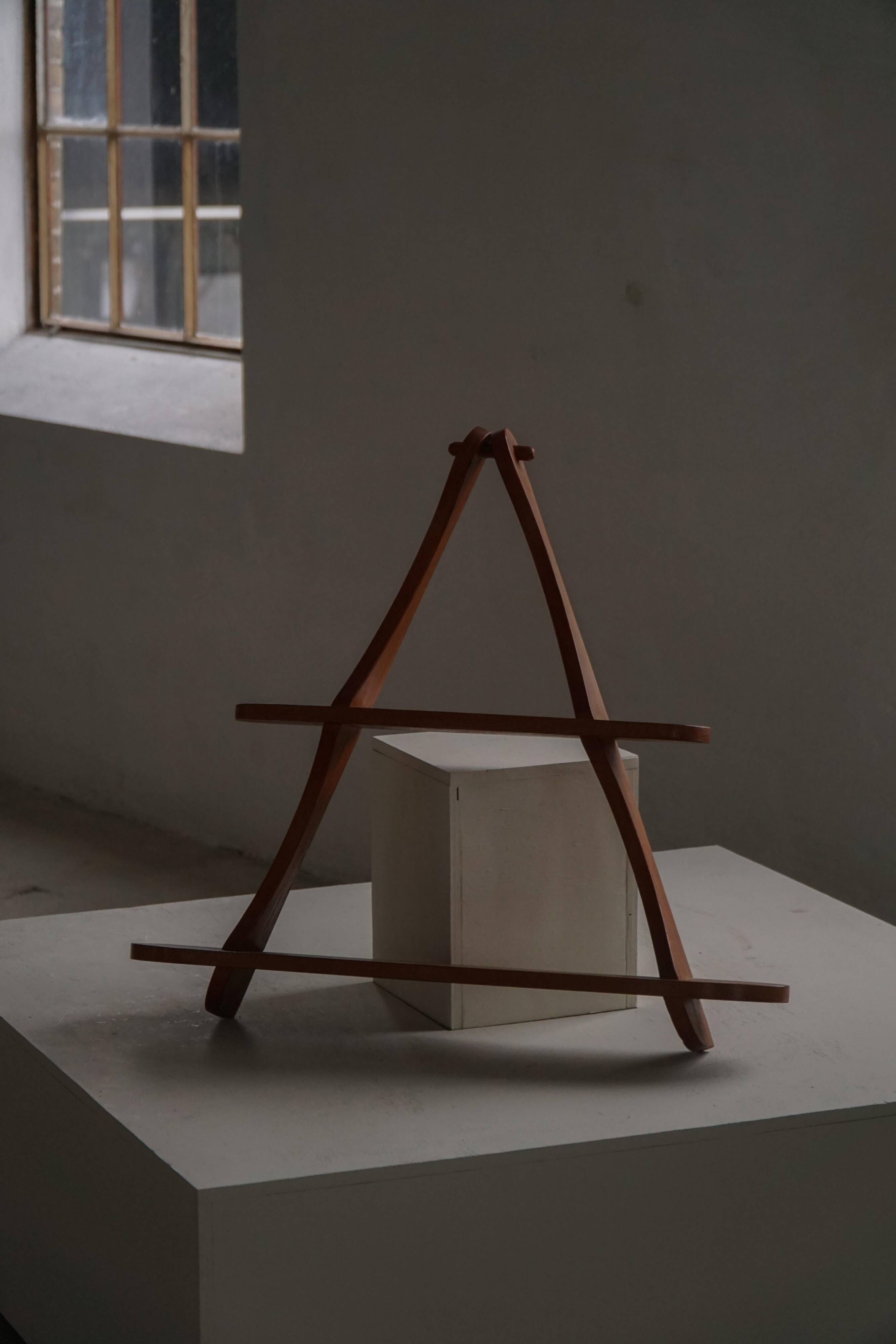 Mid-century modern Danish wall shelf "Amager" in teak, 1960s.