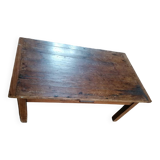 Table basse à tiroir en bois massif
