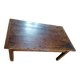 Solid wood coffee table with drawer