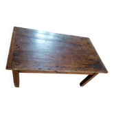 Table basse à tiroir en bois massif