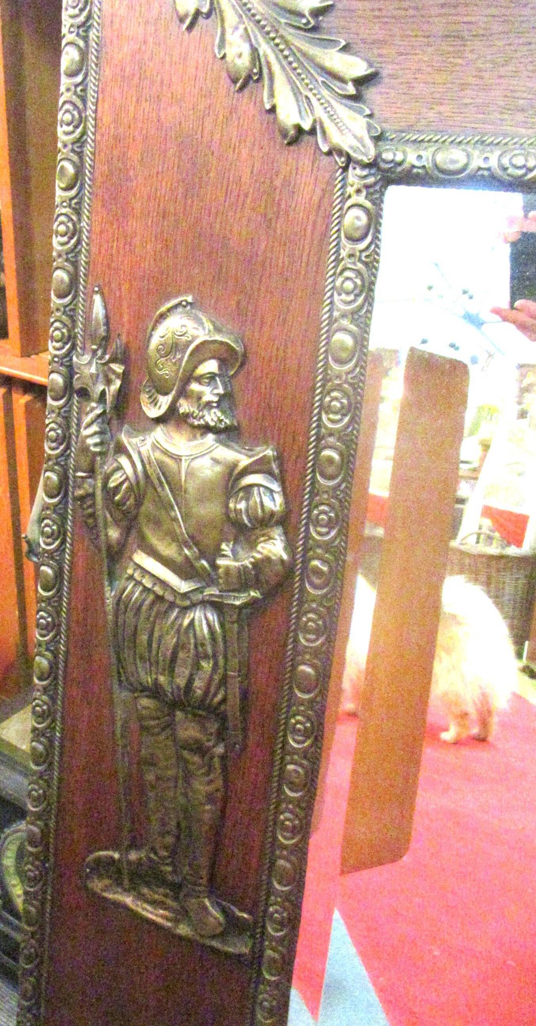 Miroir Napoleon III style medieval
