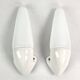 Pair of Art Deco ceramic wall lights by S.Bernadotte