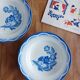 Lot de 2 assiettes creuses Sarreguemines, André
