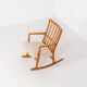 “ML33” rocking chair by Hans J. Wegner for A. Mikael Laursen