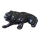 Black Lion In earthenware